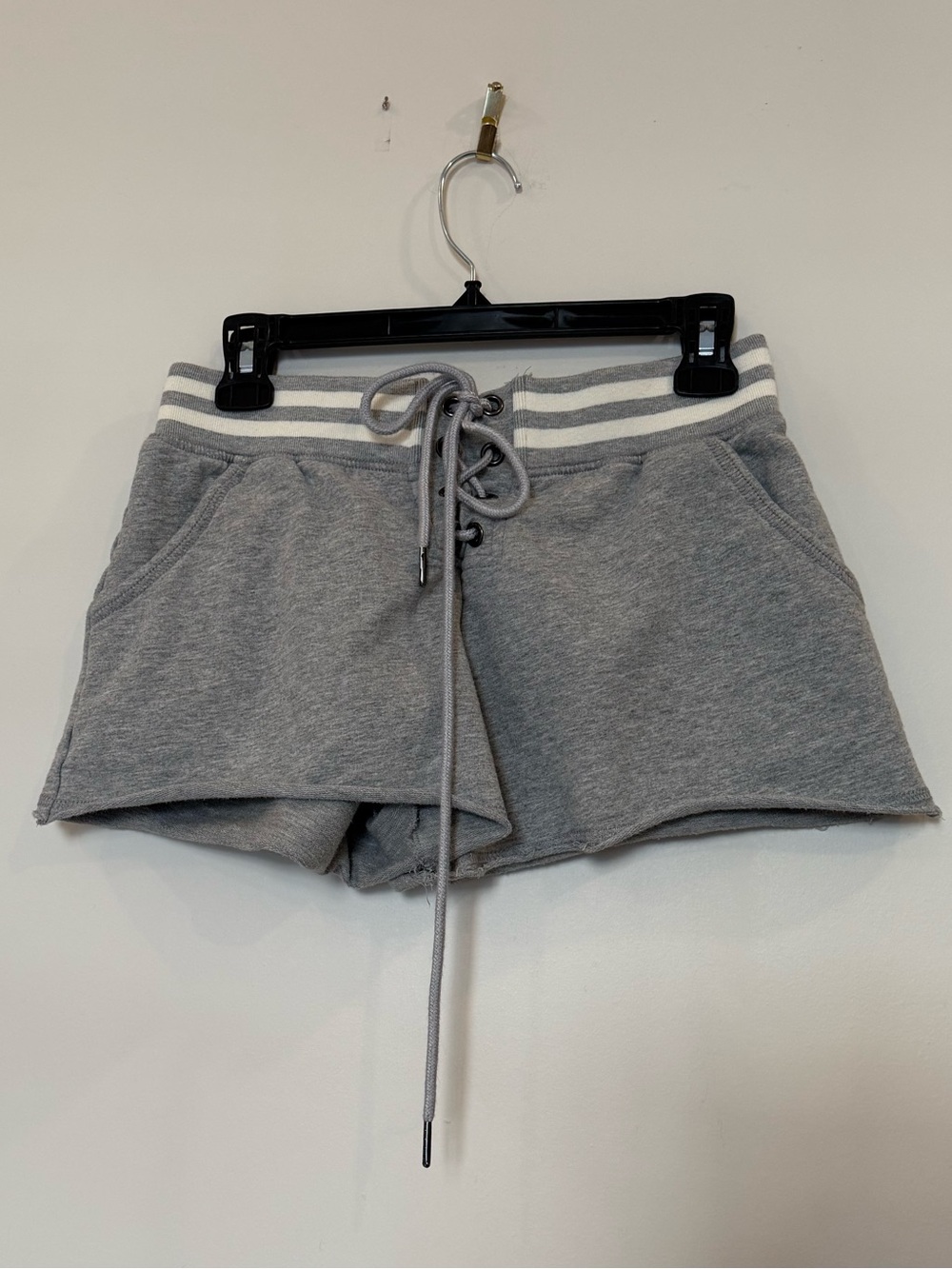 Grey Drawstring Sweat Shorts